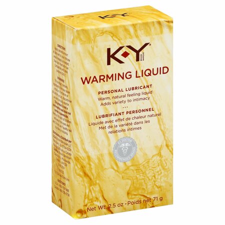 K-Y Personal Lubricant, Warming Liquid 2.5 oz 744891